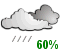 Periods of drizzle (60%)